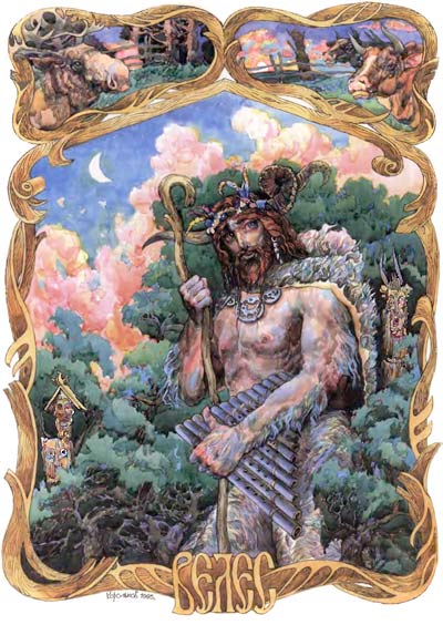 Велес, или Волос, — славянский «скотий бог», второй по значению после Перуна,
